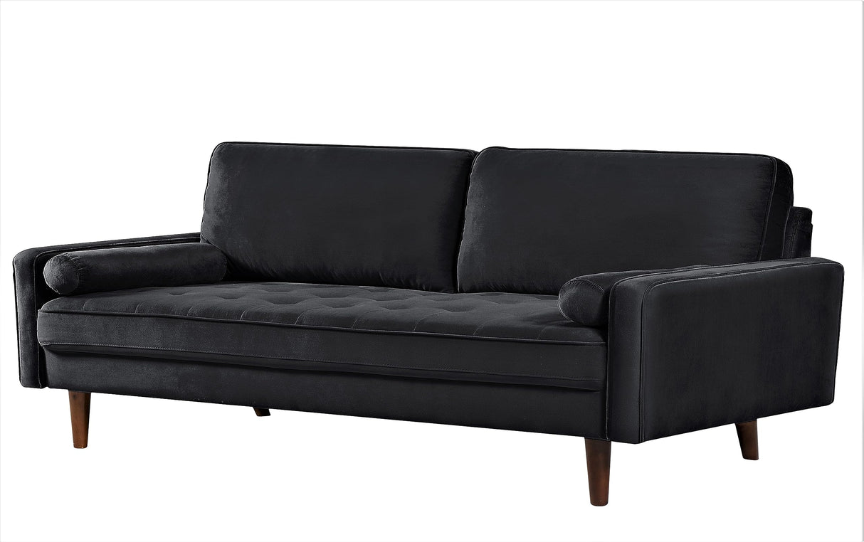 Velvet 70" Sofa Couch, Iconic Mid-Century Style Living Room Furniture with Contemporary Silhouette,