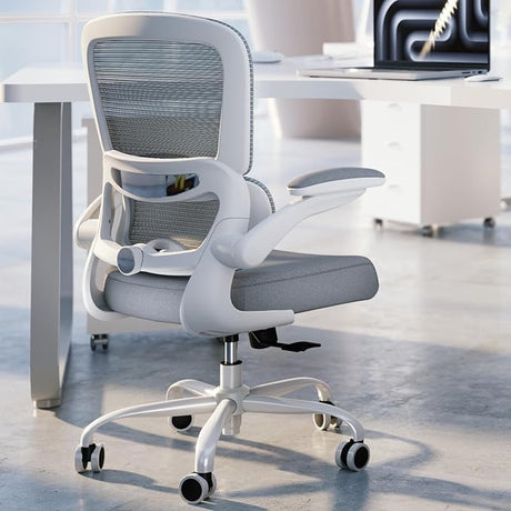 Office Chair - Ergonomic Desk Chair with Adjustable Lumbar Support, Mesh Computer