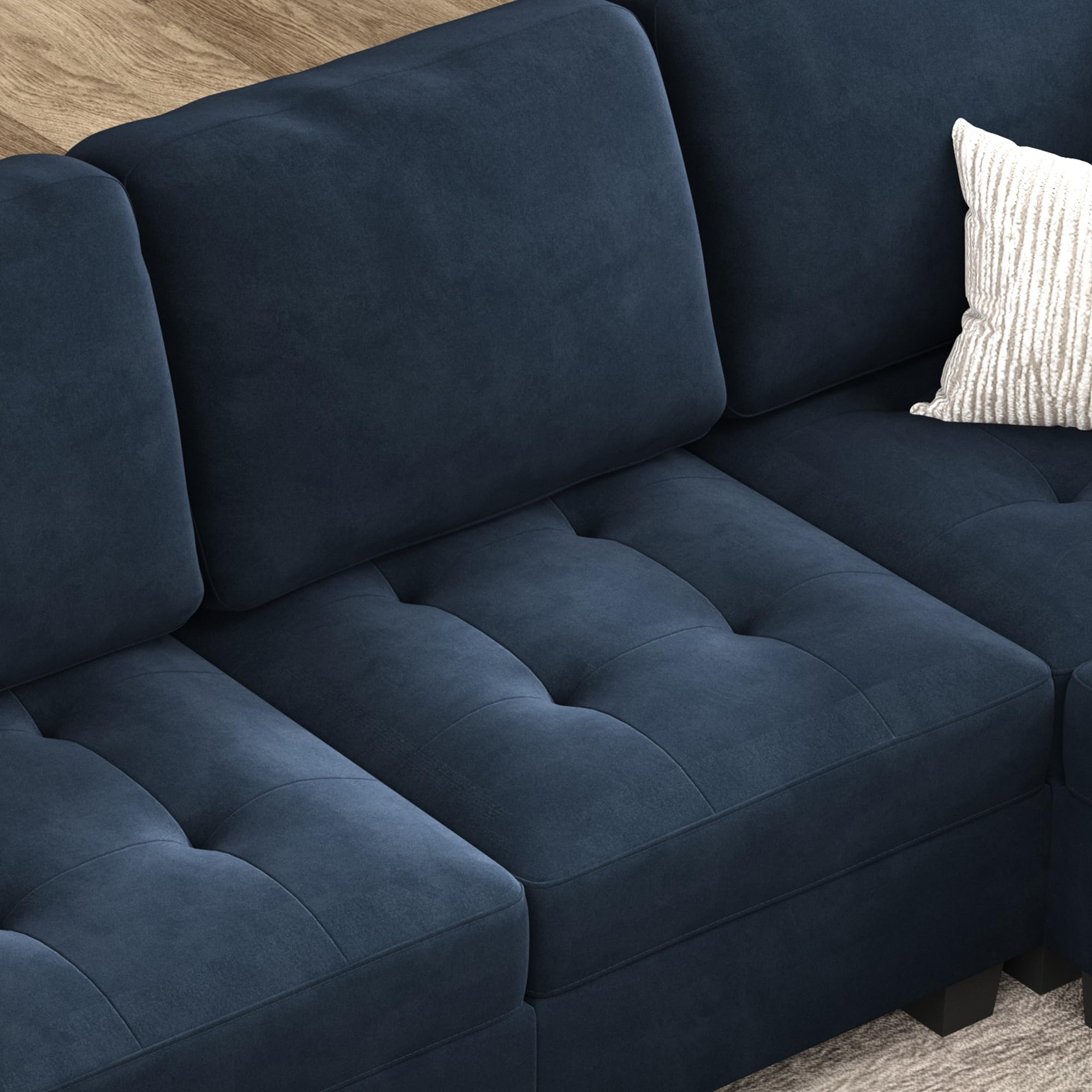 Convertible Sectional Sofa L Shaped Couch