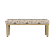 Theodore Decorative Bench with Wood Legs
