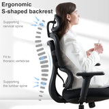 Office Chair - Mesh Office Chair High Back, Rolling Desk Chair