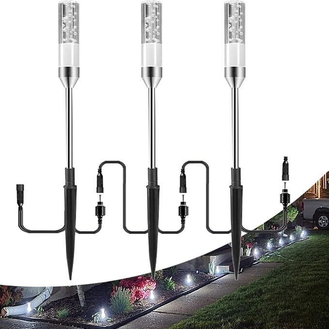 Outdoor Pathway Lights, 6 Pcs LED Path Lights