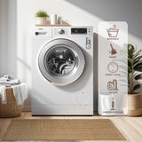 Washable Area Rug 5x7 - Non Slip Rubber Backed Faux Jute Rug