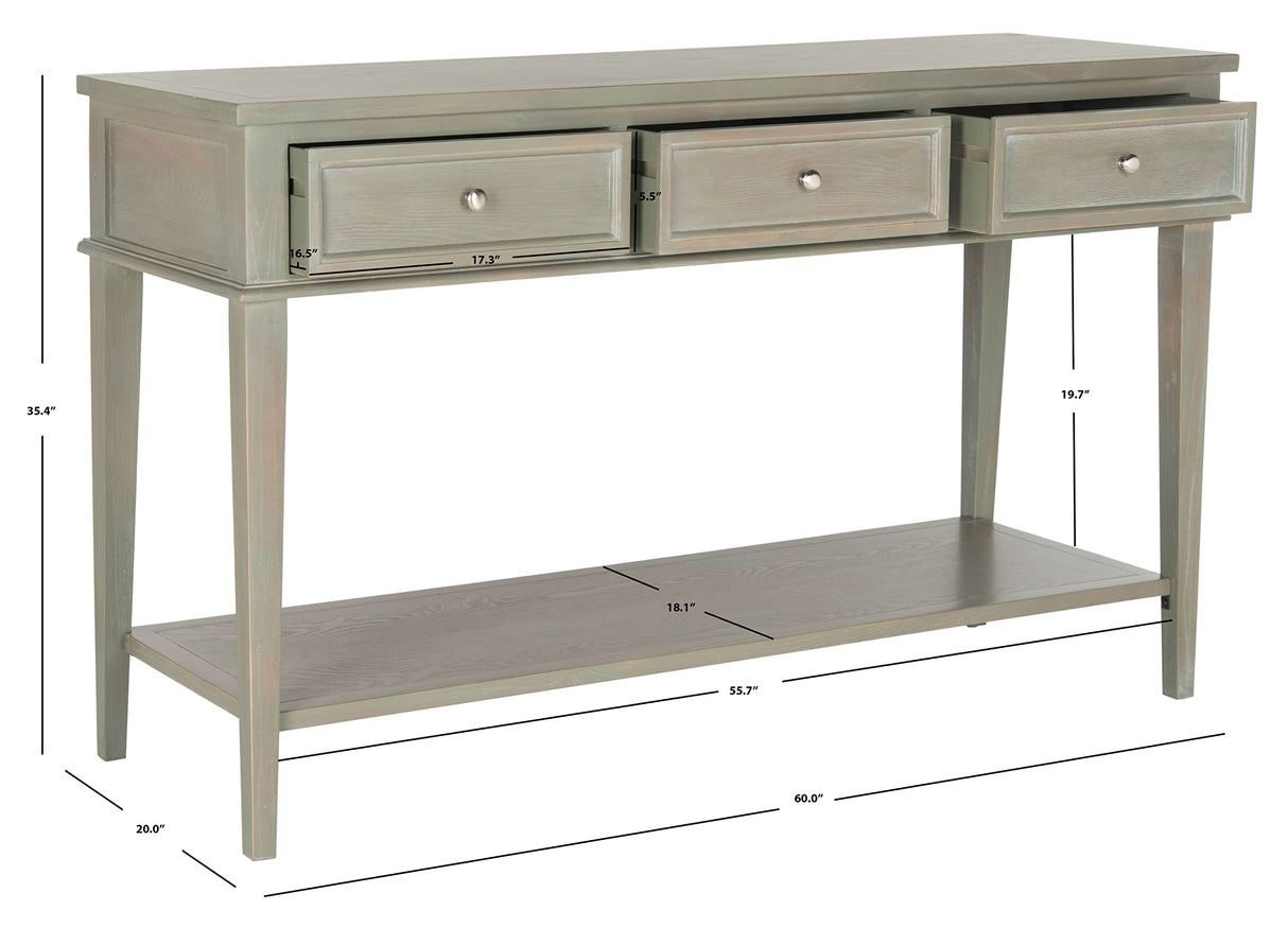 American Homes Collection Manelin Sepia Console Table