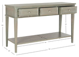 American Homes Collection Manelin Sepia Console Table