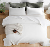 Velvet Quilt Set King Size, Lightweight Velvet Comforter King Set