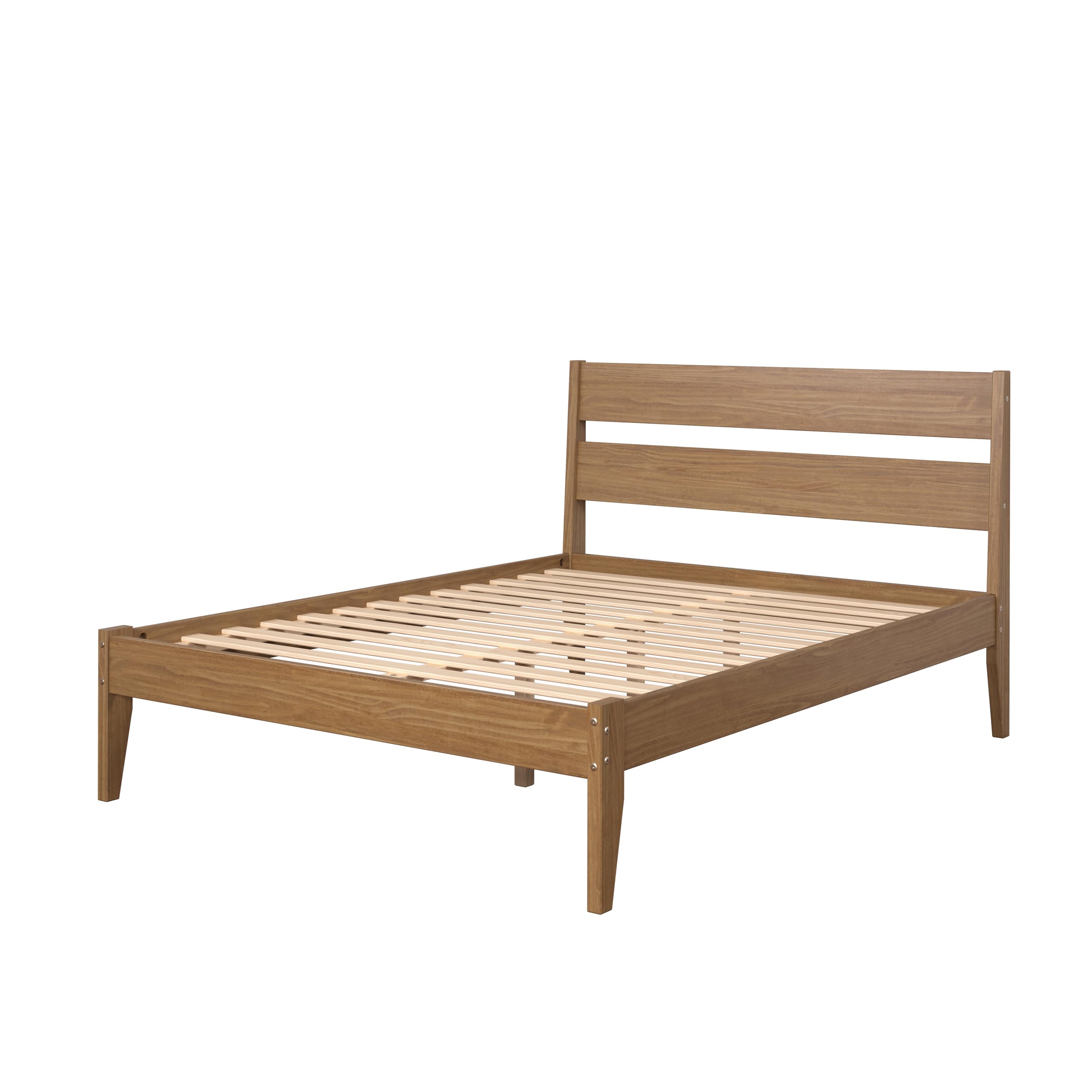 Low Board Queen Urban Oak Platform Bed