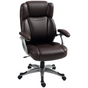 Executive Office Chair with Tilt Function - PU Leather High Back Swivel Desk Chair