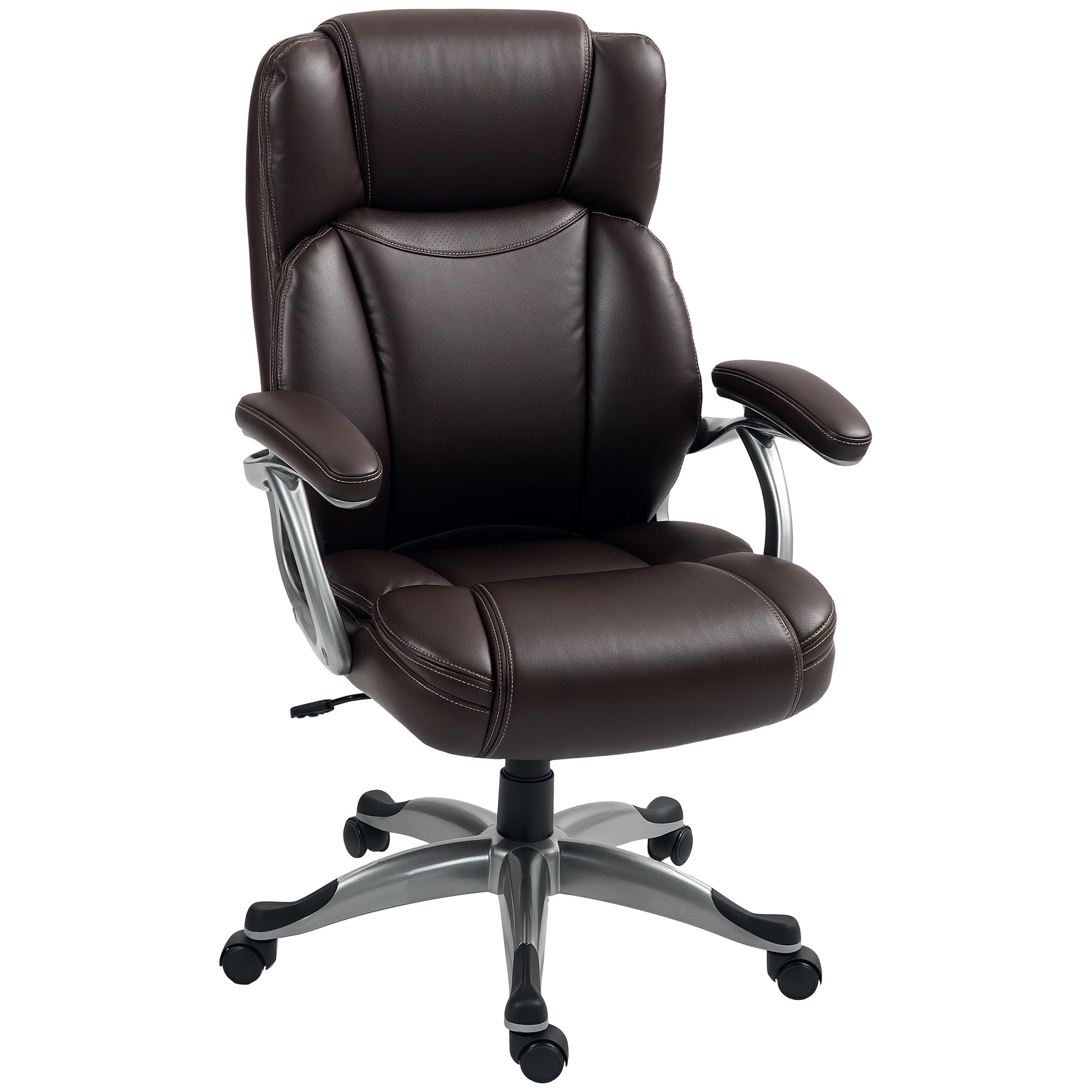 Executive Office Chair with Tilt Function - PU Leather High Back Swivel Desk Chair