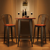 Bistro Table and Chairs Set of 2, Bar Table and Chairs Set of 2