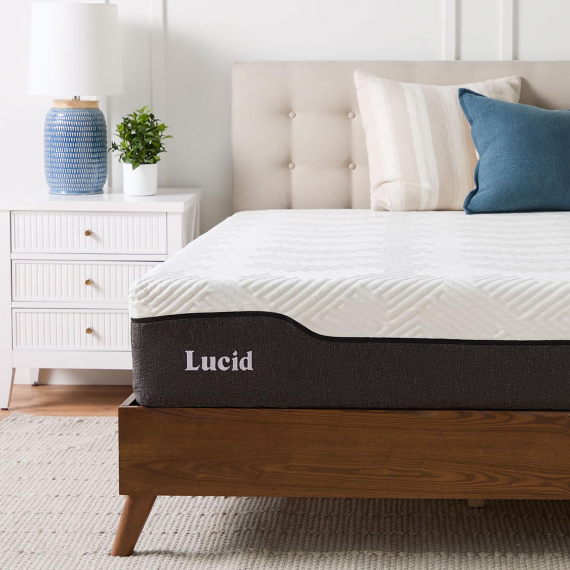 12 Inch Hybrid Memory Foam Infused with Bamboo Charcoal