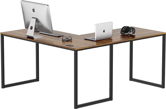 48-Inch Mission L-Shaped Home Computer Desk