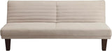 Dillan 69 Inch Futon Sofa Bed, Modern Armless Upholstered Couch Sleeper with Tufted Back and Seat