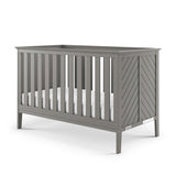 Child Craft Atwood 3-in-1 Convertible Crib, Baby Crib Converts to Day Bed, Toddler Bed, 3 Adjustable Mattress Positions, Non-Toxic, Baby Safe Finish (Lunar Gray)