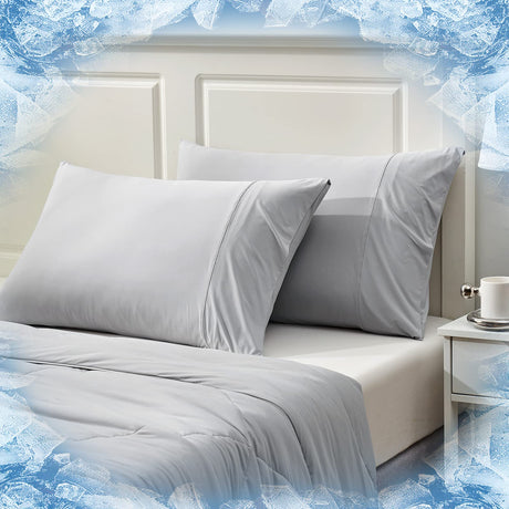 Cooling Pillowcases for Hot Sleepers, Q-Max 0.4 Queen Pillow Cases