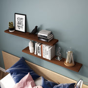 8" Deep Floating Shelves Reclaimed Wood Wall Shelf Pine Wall Mount Shelf (Set of 2