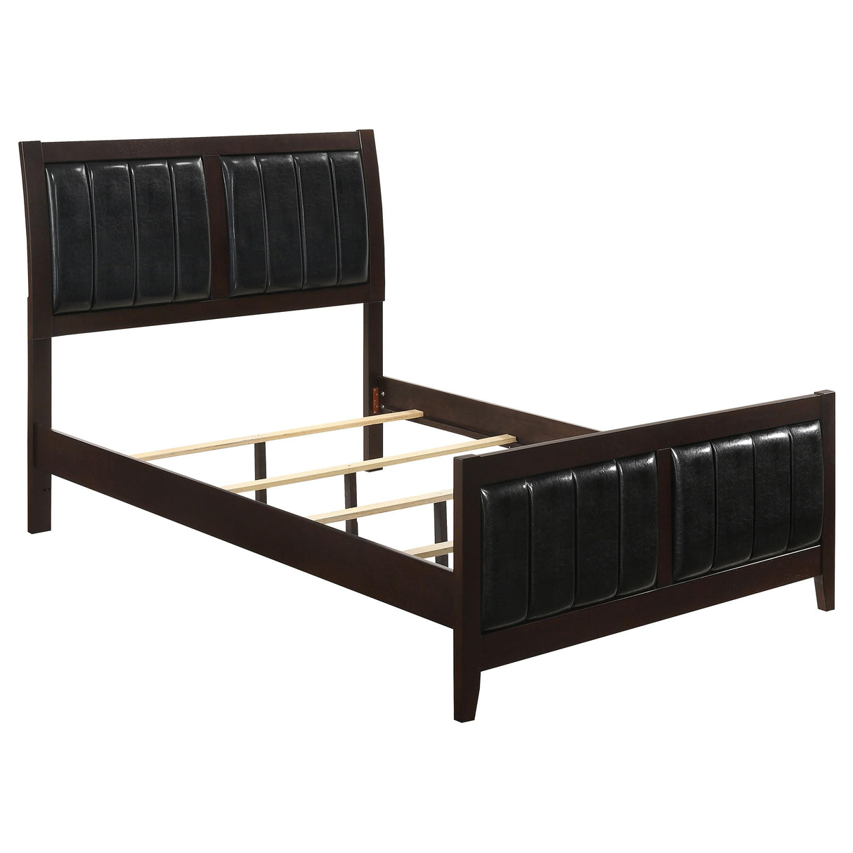 Carlton Full Bed 4-Piece Set, Cappuccino