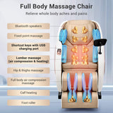 Massage Chair Full Body with Heat, Full Body Zero Gravity Shiatsu Massage Chair