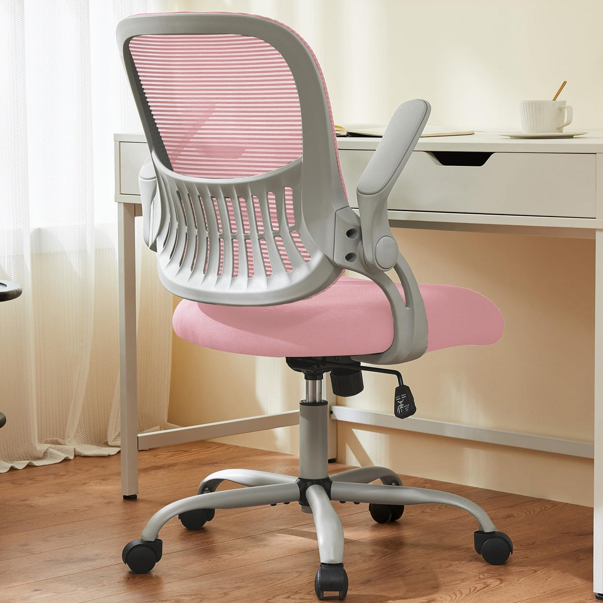 Office Computer Desk Chair, Ergonomic Mid-Back Mesh Rolling Work Swivel Task Chairs