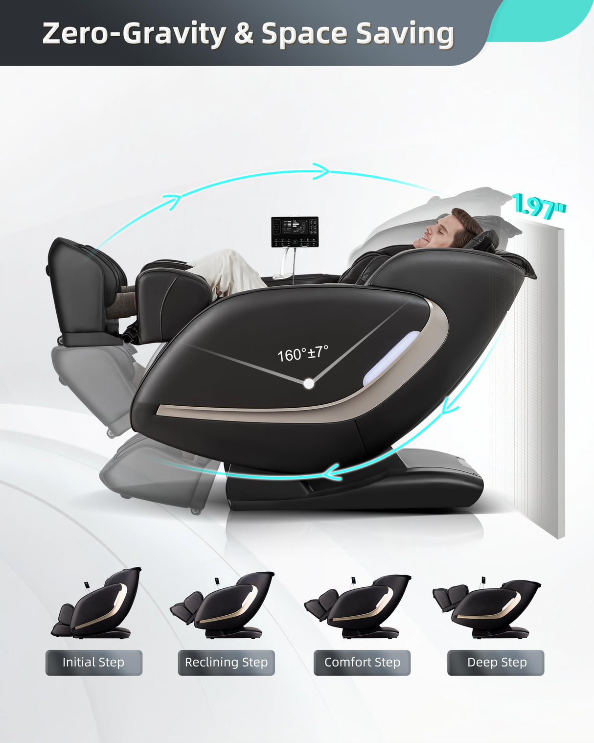 2024 Massage Chair, 4D Full Body Zero Gravity Massage Chairs