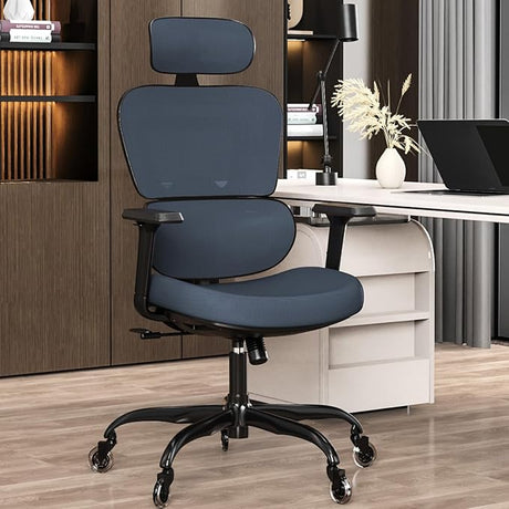 Office Chair - Mesh Office Chair High Back, Rolling Desk Chair, Executive Swivel Chair