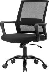 Office Chair Ergonomic Desk Task Chair Mesh Computer Chair Mid-Back Mesh Home