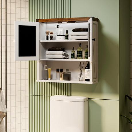 Bathroom Wall Cabinet Over Toilet Storage Organizer, Bathroom Medicine Cabinet