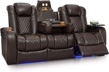 Anthem Home Theater Seating,Top Grain Leather