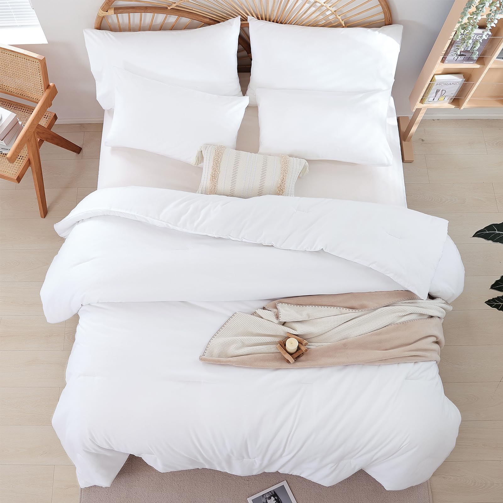 Radiant Sunshine Yellow Floral Bedspread Set - Hummingbirds Farmhouse Red Flowers