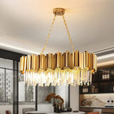 Modern Crystal Chandelier Lighting Pendant Lights Fixture Island Chandeliers Ceiling Dining Room