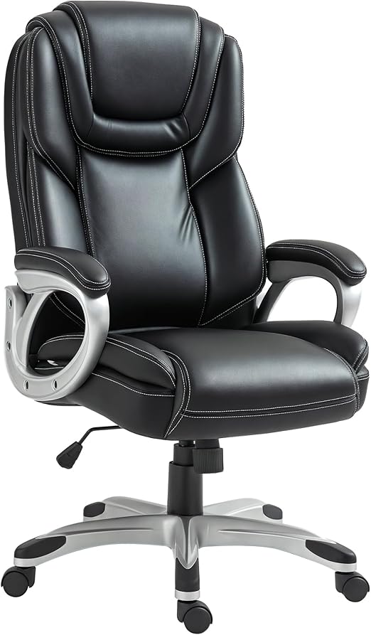 High Back Executive Office Chair with Tilt Function and Adjustable Height