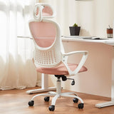 Office Computer Desk Chair, Ergonomic High-Back Mesh Rolling Work Chairs with Wheels