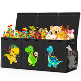 Large Toy Box, Collapsible Toddlers Toy Chest Kids Storage Organizer, Dinosaur Bin Boxes