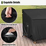 -Seater Outdoor Couch Cover Waterproof, 80 Inch Patio Furniture Cover for Sofa,