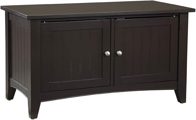 Shaker Cottage Storage Cabinet with 2 Doors, Espresso Bench