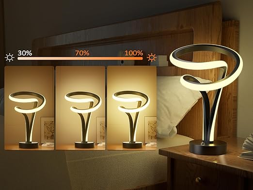 Modern Spiral RGB Table Lamp