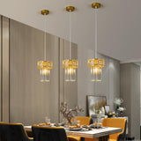 Modern Pendant Light Gold Pendant Lights Crystal Chandeliers Adjustable Pendant Lighting