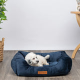 Luxury Dog Bed - Comfortable Tufted Velvet Cushion for Small to Large Dogs