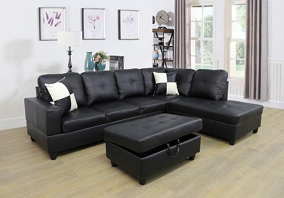 Furniture Sectional Sofa Set Living Room Sofa Set Leather Sectional Sofa