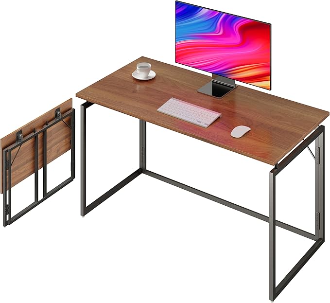 alawooder Folding Desk 30 Inch - Small Foldable Desk for Small Space Minimalist