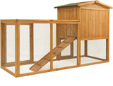 122''Chicken Coop with Nest Box - Poultry Cage