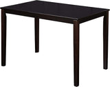 Shaker Rectangular Dining Table, Black