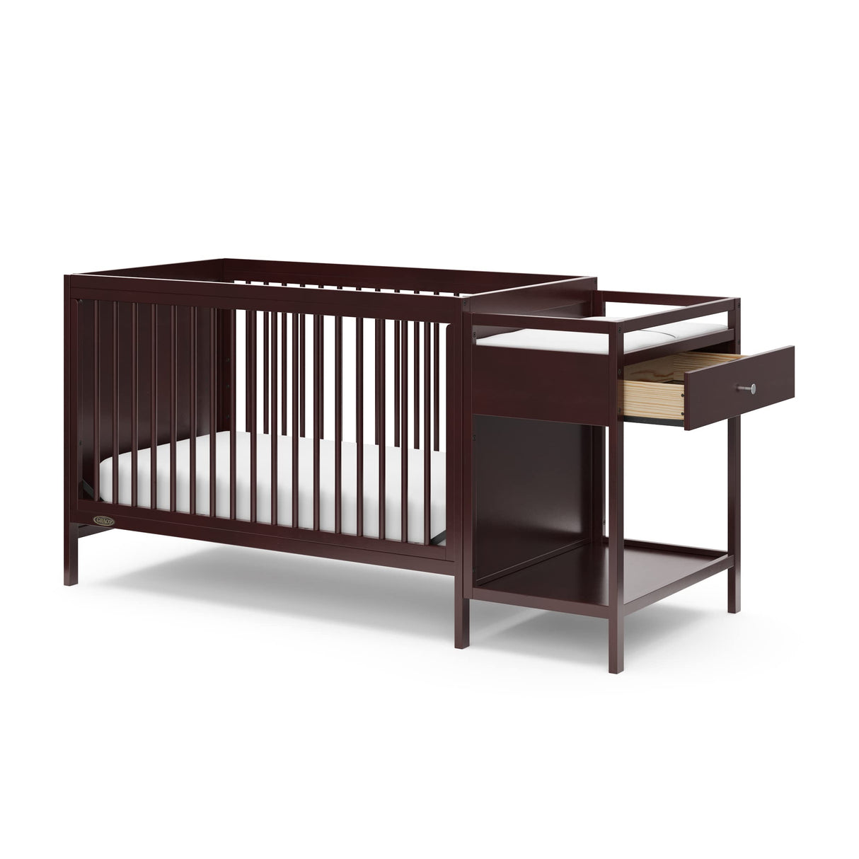 Fable 4-in-1 Convertible Crib & Changer (Espresso) – GREENGUARD Gold Certified