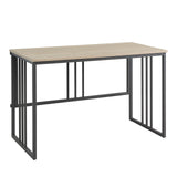 Collapsible Slatted Mission Writing Computer Desk, Space Saving for Bedroom