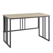 Collapsible Slatted Mission Writing Computer Desk, Space Saving for Bedroom