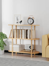 5-Tier Wooden Shelf Bookcase, Modern Open Bookshelf, Freestanding Storage Organizer Shelves