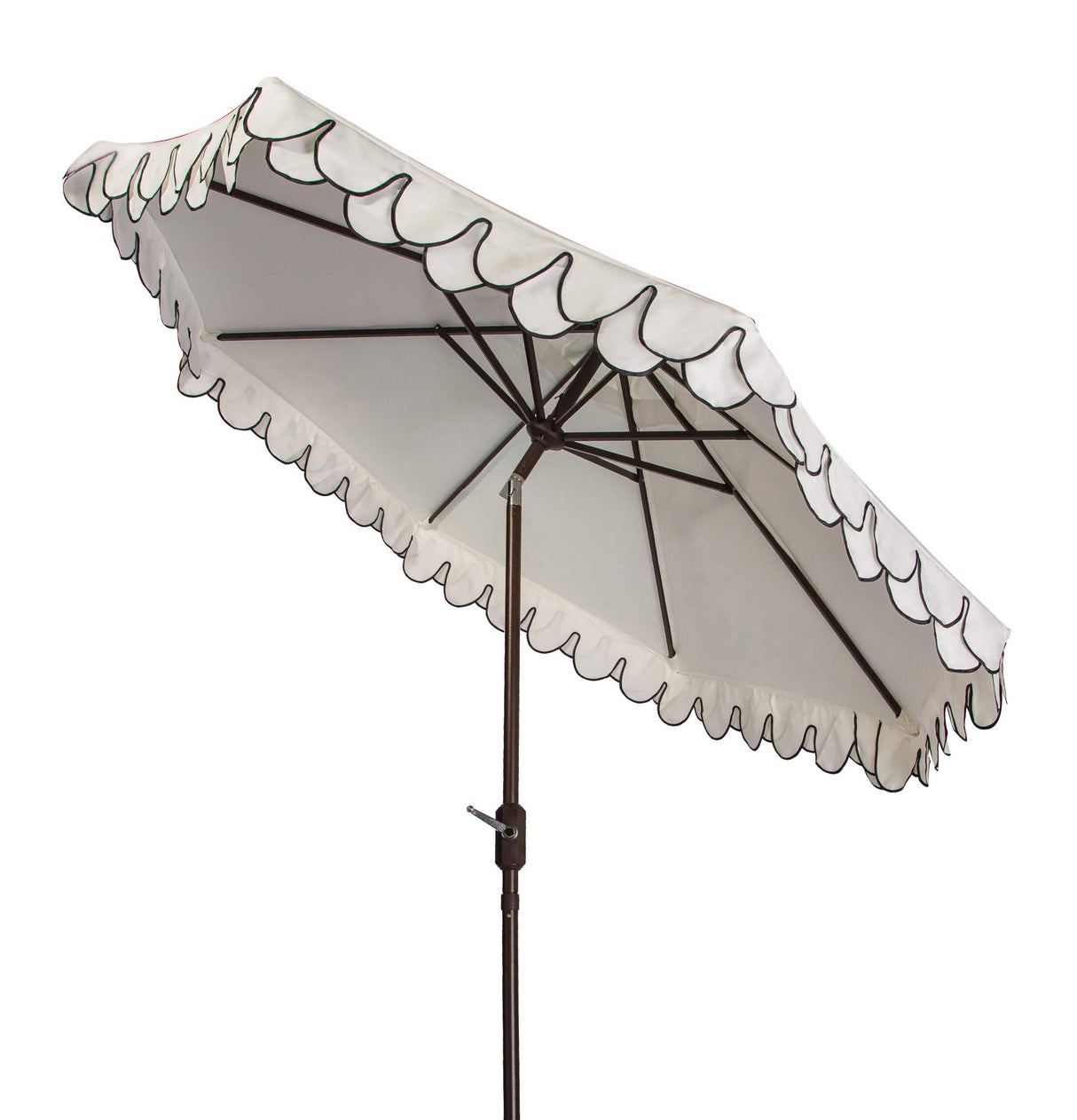 PAT8006A Outdoor Collection Elegant Valance Auto Tilt Umbrella