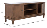 Home Collection Ozark Brown 2-Door 1-Shelf Media 50-inch Flatscreen TV Stand