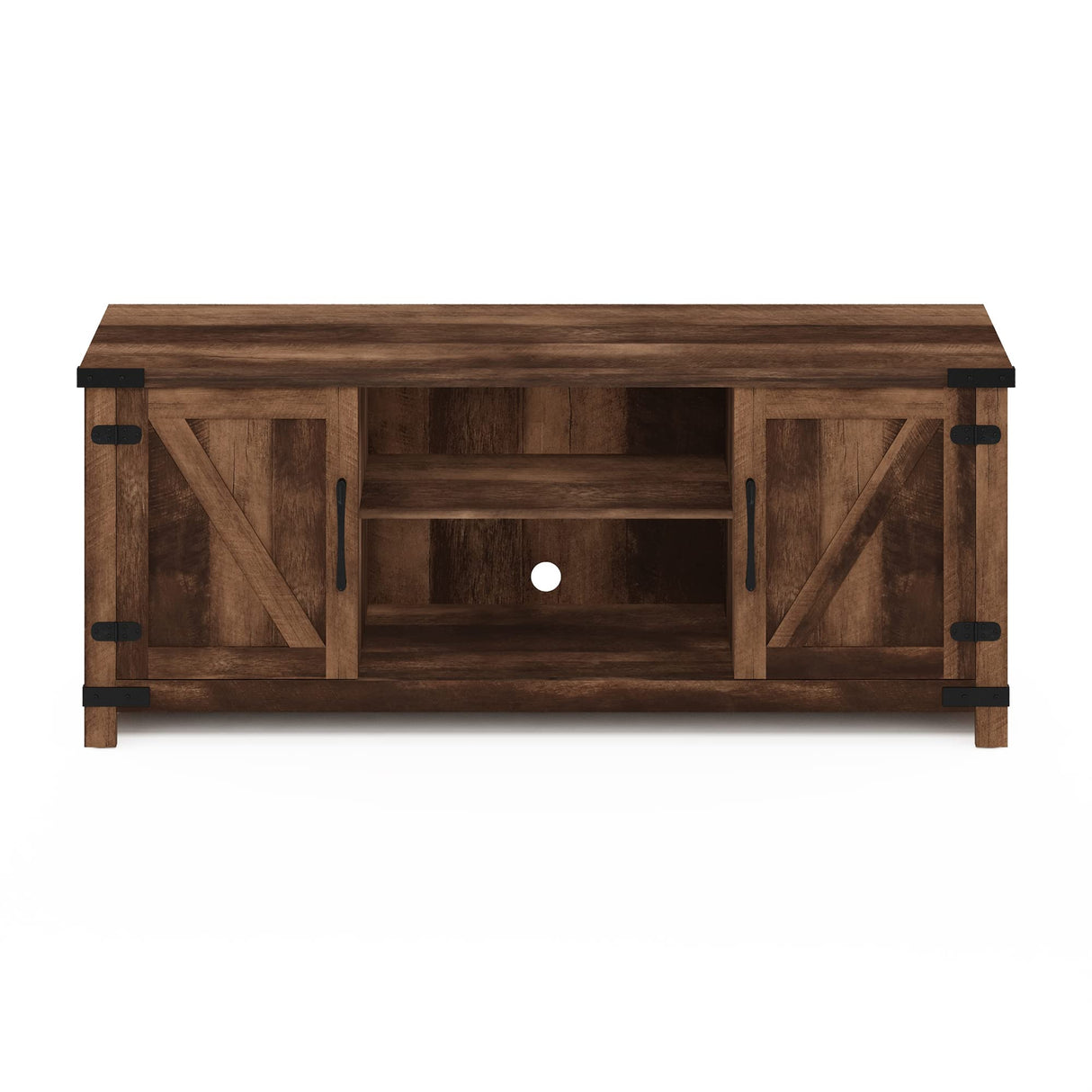 Cabinet Stand with Storage for TV up to 65 Inch, 70 Inch, Rustic Brown