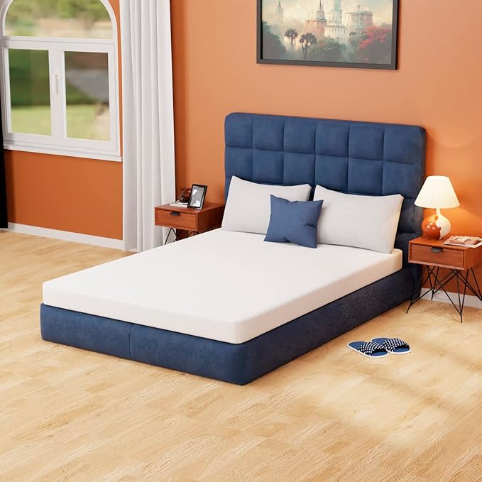 8 inch Twin Green Tea Memory Foam Mattress Cooling Gel Infused Mattress